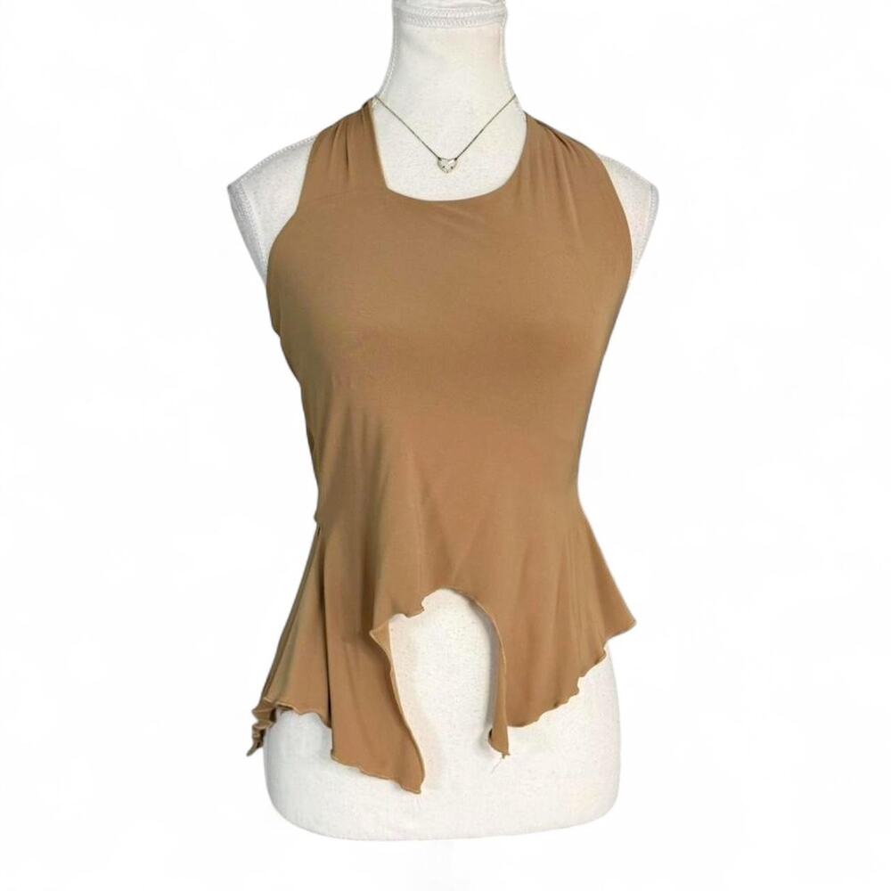 Lemon USA Early 2000z Fairy core Y2K Halter boho styled top Womens size XXS